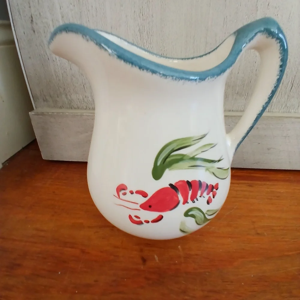 Jobi Handcrafted Ceramic Lobster Pitcher